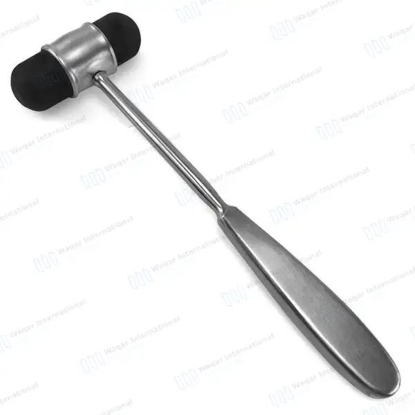 Dejerine Percussion Hammer 8″ without Needle - surgical instruments manufactured by Waqar International, Sialkot - view 2
