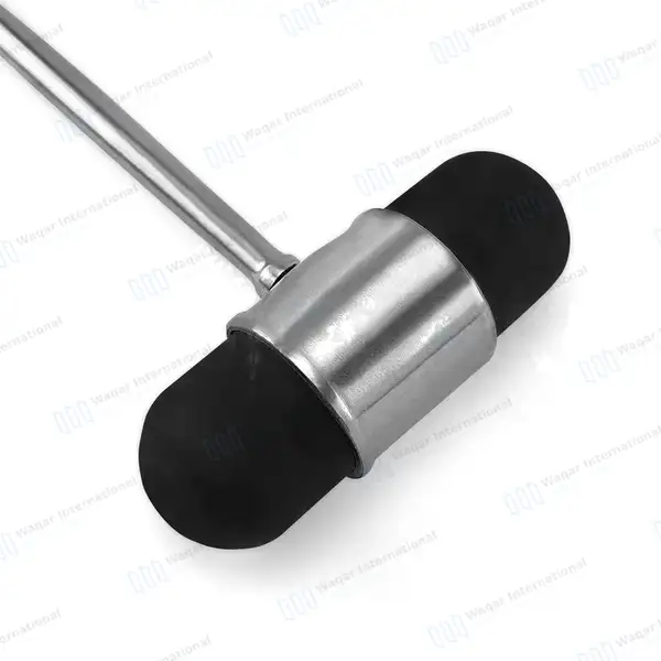 Dejerine Percussion Hammer 8″ without Needle - surgical instruments manufactured by Waqar International, Sialkot - view 4