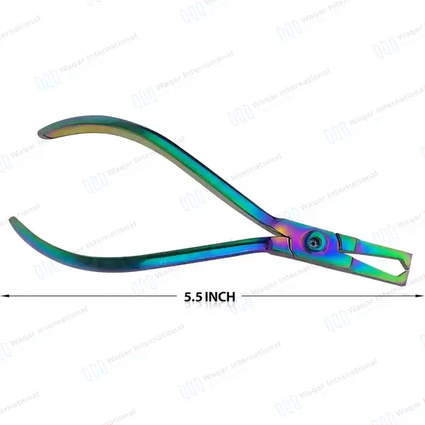Rainbow Bracket Removing Plier 5.5″ Straight - surgical instruments manufactured by Waqar International, Sialkot - view 3