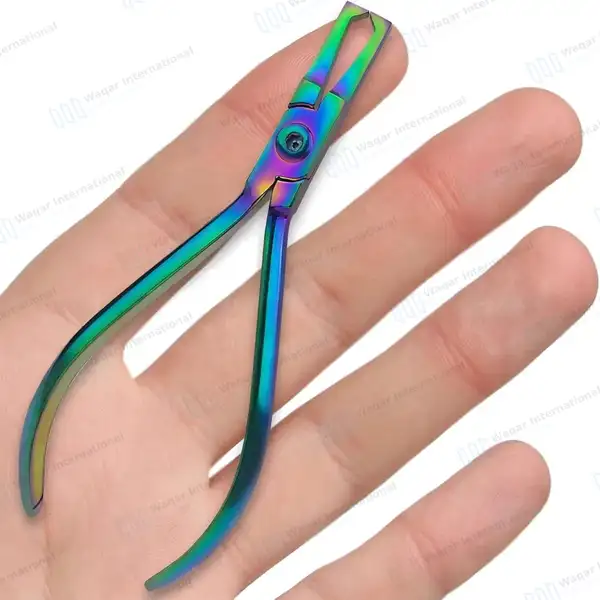 Rainbow Bracket Removing Plier 5.5″ Straight - surgical instruments manufactured by Waqar International, Sialkot - view 8