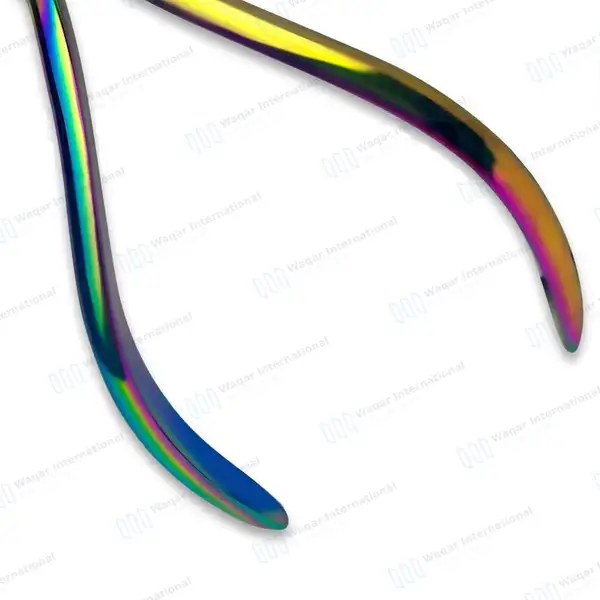 5 Rainbow 3 Prong Dental Aderer Plier Set 5″ - surgical instruments manufactured by Waqar International, Sialkot - view 6