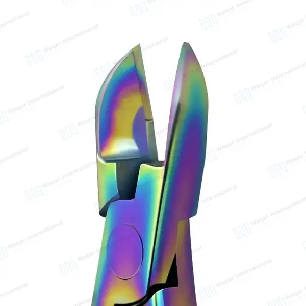 Rainbow Hard Wire Cutter 15 Degree Curved Orthodontic Plier - surgical instruments manufactured by Waqar International, Sialkot - view 4