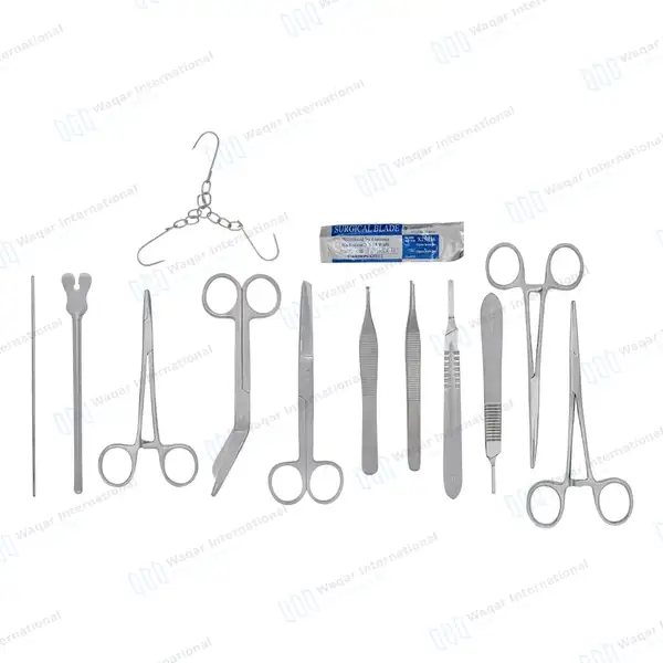 18 Pcs Minor Surgery Set with Carrying Case - surgical instruments manufactured by Waqar International, Sialkot - view 5
