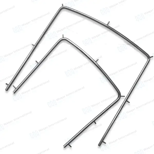 18 Pcs Rubber Dam Starter Kit with Frame Puncher Ivory Clamps - surgical instruments manufactured by Waqar International, Sialkot - view 3