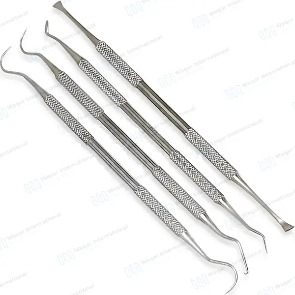 8 Pcs Dental Cleaning Oral Hygiene Kit with FREE Carrying Case - surgical instruments manufactured by Waqar International, Sialkot - view 2