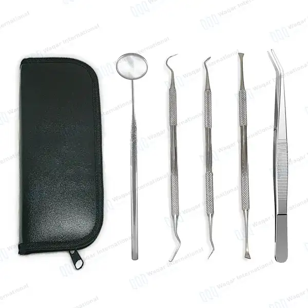 5 Pcs Professional Dental Oral Hygiene Kit - surgical instruments manufactured by Waqar International, Sialkot - view 5