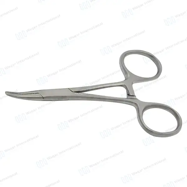 Hartmann Mosquito Forceps 3.5″ Curved - surgical instruments manufactured by Waqar International, Sialkot - view 6
