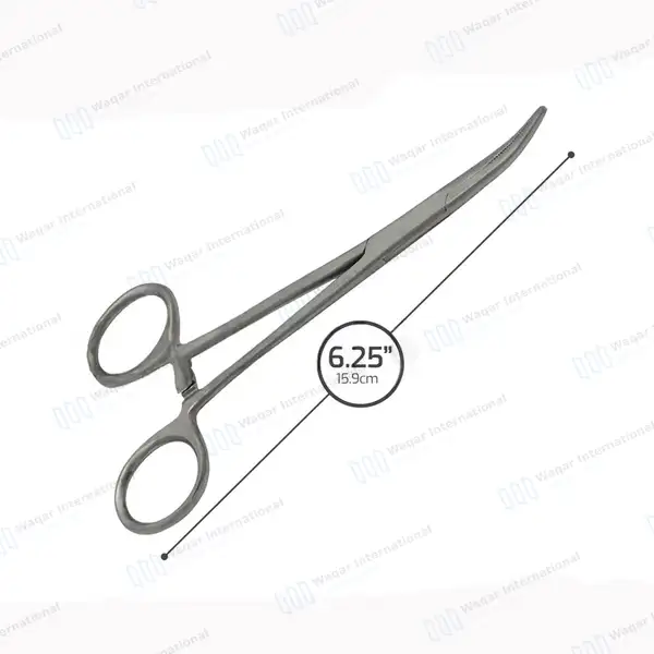 Kelly Hemostat Forceps 6.25″ Curved Fishing Plier - surgical instruments manufactured by Waqar International, Sialkot - view 2
