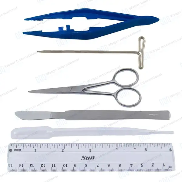 6 Pcs Dissecting Instrument Student Kit AB1357 - surgical instruments manufactured by Waqar International, Sialkot - view 2