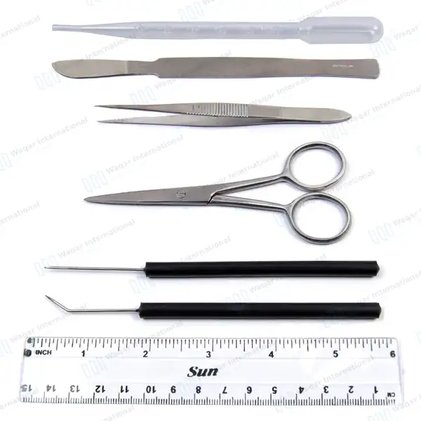 7 Pcs Minor Surgery Dissecting Student Kit AB1021 - surgical instruments manufactured by Waqar International, Sialkot - view 3