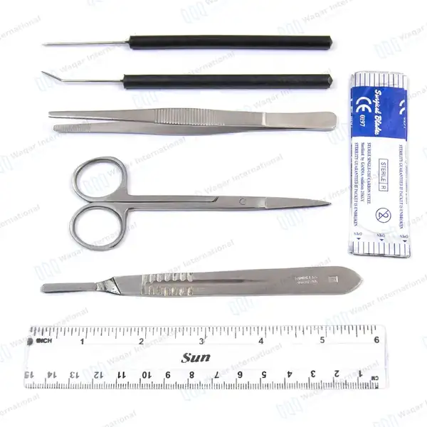 6 Pcs Dissecting Instrument Student Kit - surgical instruments manufactured by Waqar International, Sialkot - view 2