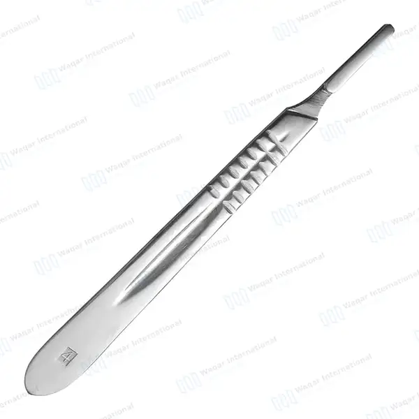10 Sterile Surgical Blades #23 with Scalpel Knife Handle #4 - surgical instruments manufactured by Waqar International, Sialkot - view 2