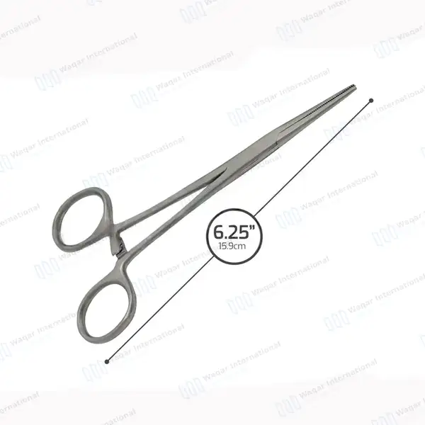 Kelly Hemostat Forceps 6.25″ Straight Fishing Plier - surgical instruments manufactured by Waqar International, Sialkot - view 2