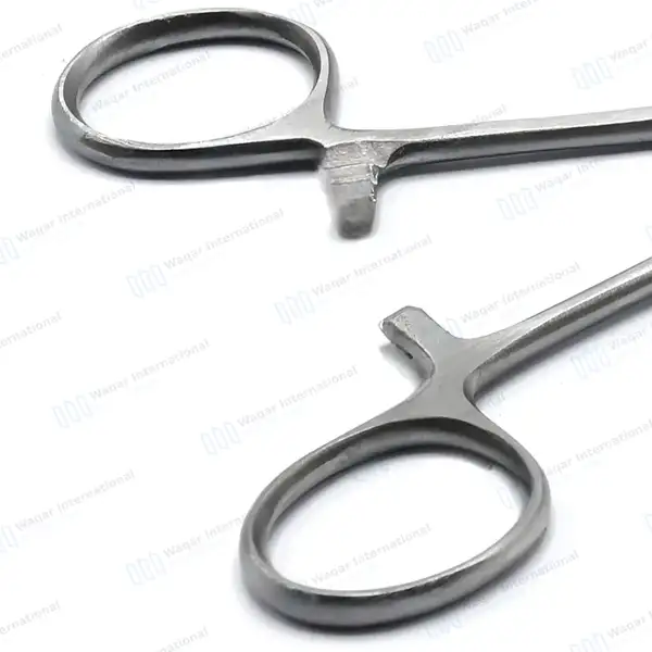 10 Pcs Kelly Hemostat Forceps 5.5″ Set Straight Curved - surgical instruments manufactured by Waqar International, Sialkot - view 9