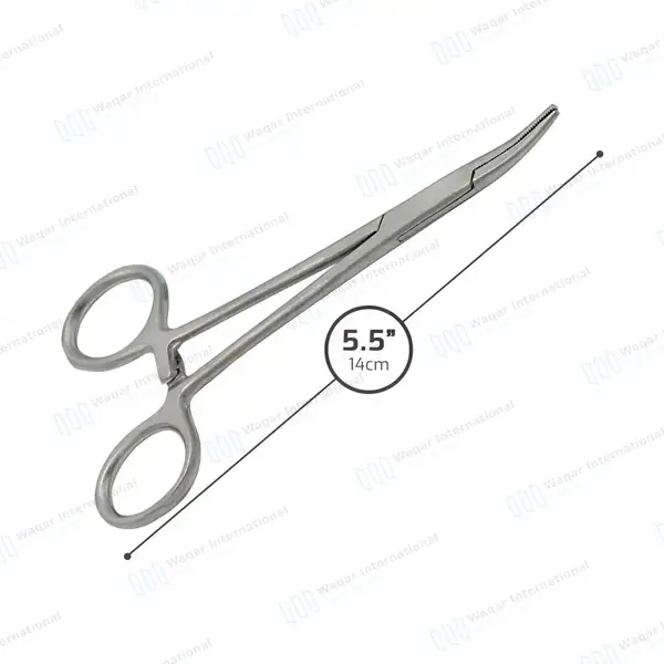 Crile Hemostat Forceps 5.5″ Curved Fishing Plier - surgical instruments manufactured by Waqar International, Sialkot - view 3