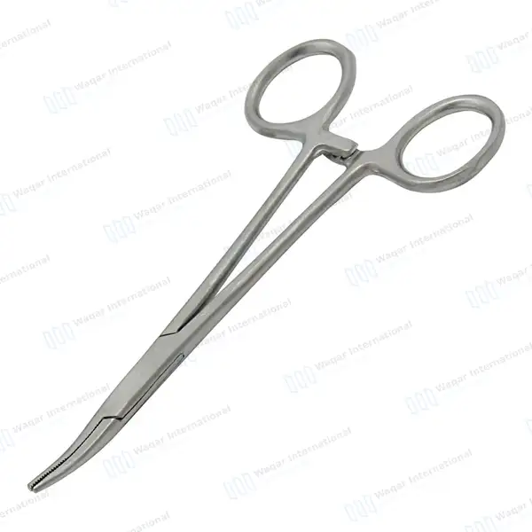 Crile Hemostat Forceps 5.5″ Curved Fishing Plier - surgical instruments manufactured by Waqar International, Sialkot - view 6