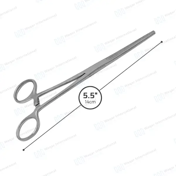 Rochester Pean Hemostat Forceps 14cm Straight - surgical instruments manufactured by Waqar International, Sialkot - view 3