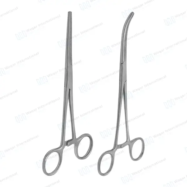 2 Rochester Pean Hemostat Forceps 6.25″ Straight & Curved - surgical instruments manufactured by Waqar International, Sialkot - view 2