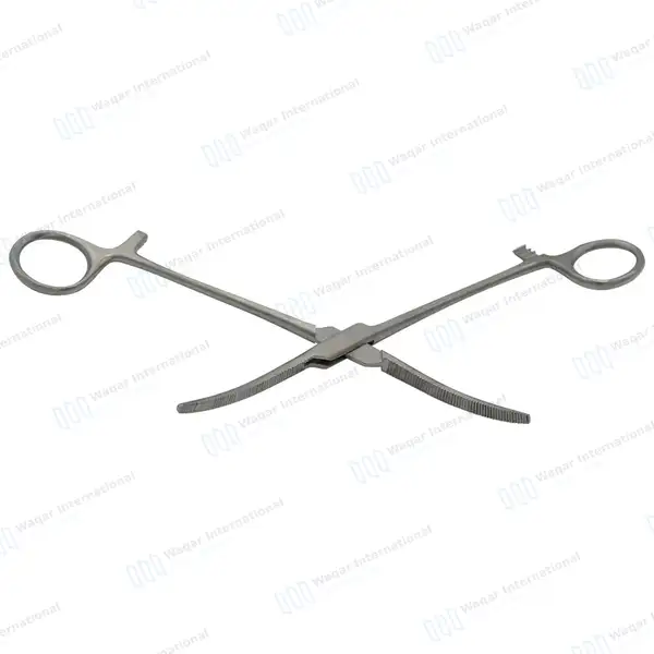 Fishing Hemostat 7.25″ Curved Pean Forceps Locking Clamps - surgical instruments manufactured by Waqar International, Sialkot - view 5