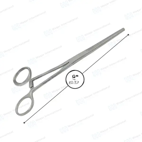 Fishing Hemostat Forceps 8″ Straight Locking Clamps - surgical instruments manufactured by Waqar International, Sialkot - view 3