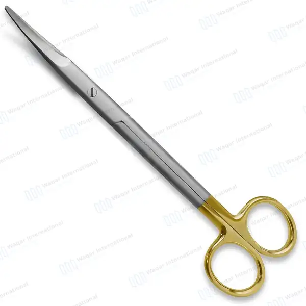 TC Mayo Dissecting Scissors 8″ Curved - surgical instruments manufactured by Waqar International, Sialkot - view 2