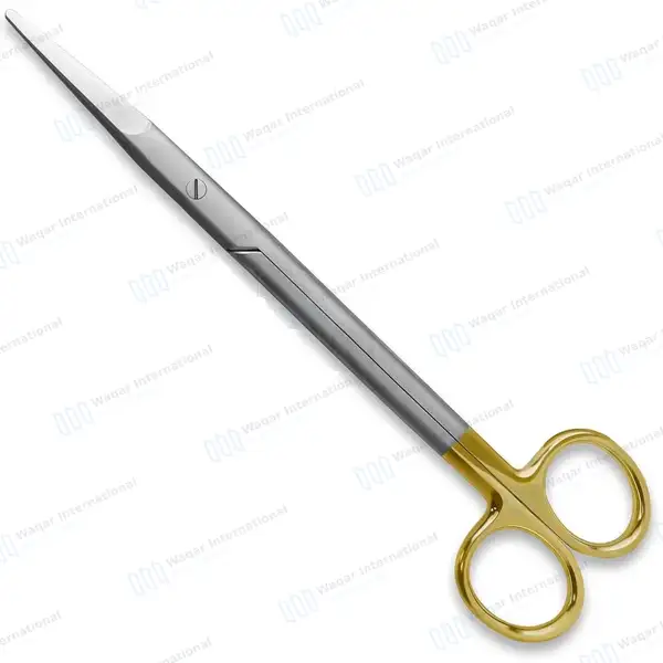 TC Mayo Scissors 9″ Straight Blunt Tips - surgical instruments manufactured by Waqar International, Sialkot - view 2