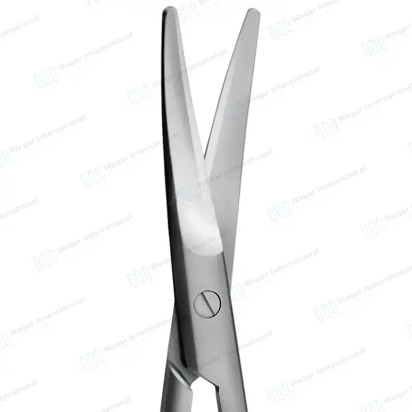 Set of 2 TC Mayo Dissecting Scissors 5.5″ Straight & Curved - surgical instruments manufactured by Waqar International, Sialkot - view 5