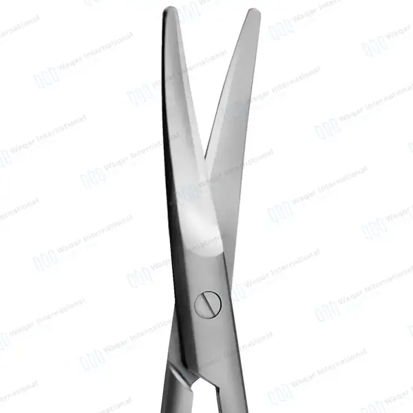 Set of 2 TC Mayo Dissecting Scissors 6.75″ Straight & Curved - surgical instruments manufactured by Waqar International, Sialkot - view 4