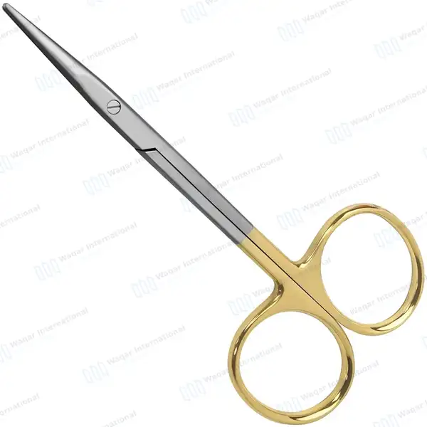 TC Baby Metzenbaum Scissors 4″ Straight - surgical instruments manufactured by Waqar International, Sialkot - view 2