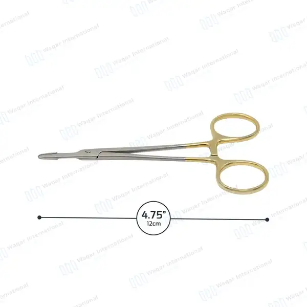 TC Olsen Hegar Needle Holder with Scissor 4.75″ - surgical instruments manufactured by Waqar International, Sialkot - view 3