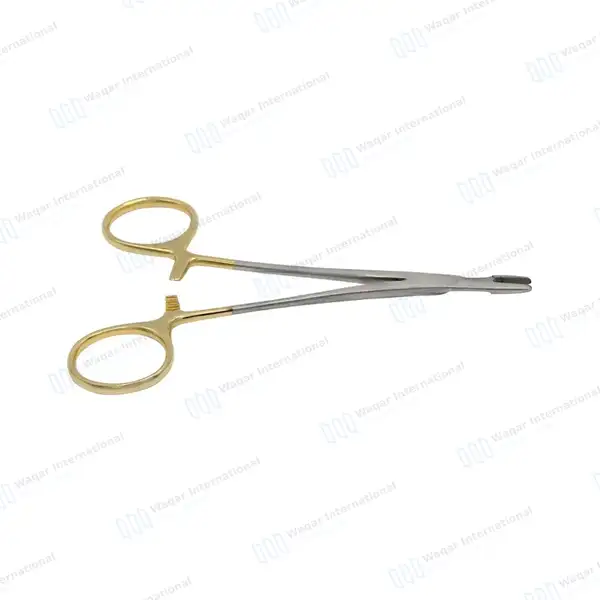 TC Olsen Hegar Needle Holder with Scissor 4.75″ - surgical instruments manufactured by Waqar International, Sialkot - view 9