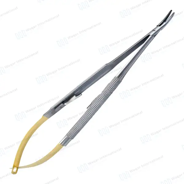 TC Castroviejo Needle Holder 7″ Curved - surgical instruments manufactured by Waqar International, Sialkot - view 7