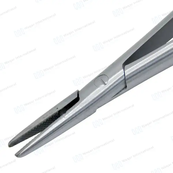 TC Castroviejo Needle Holder 7″ Straight with Lock - surgical instruments manufactured by Waqar International, Sialkot - view 5