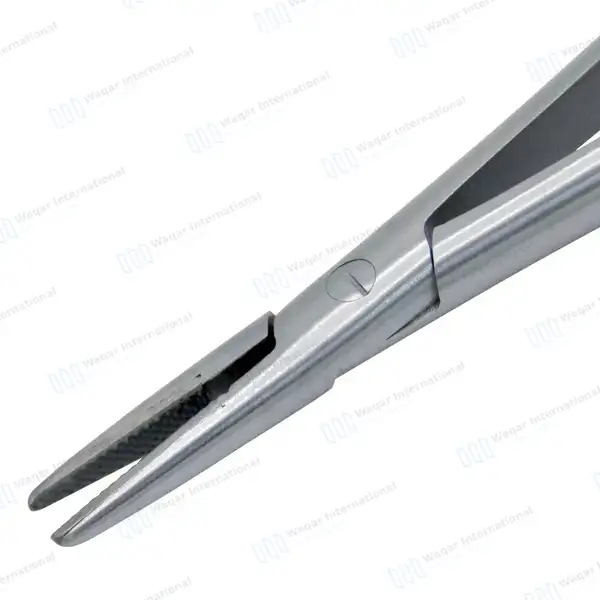 TC Castroviejo Needle Holder 5.5″ Straight with Lock - surgical instruments manufactured by Waqar International, Sialkot - view 5