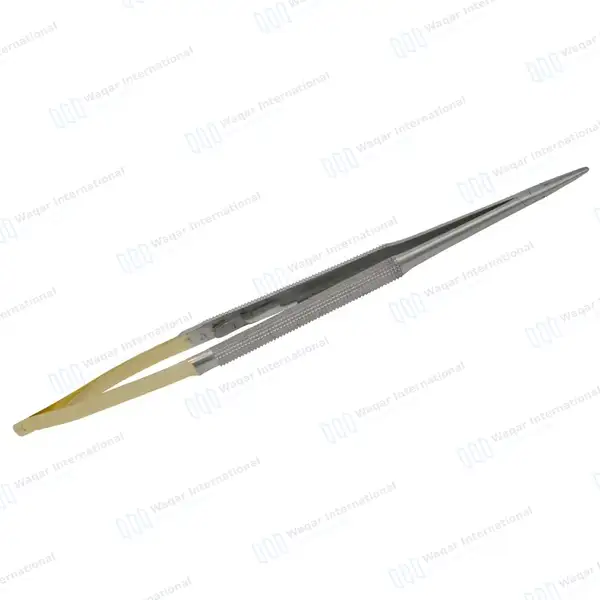 TC Castroviejo Needle Holder 5.5″ Straight with Lock - surgical instruments manufactured by Waqar International, Sialkot - view 6