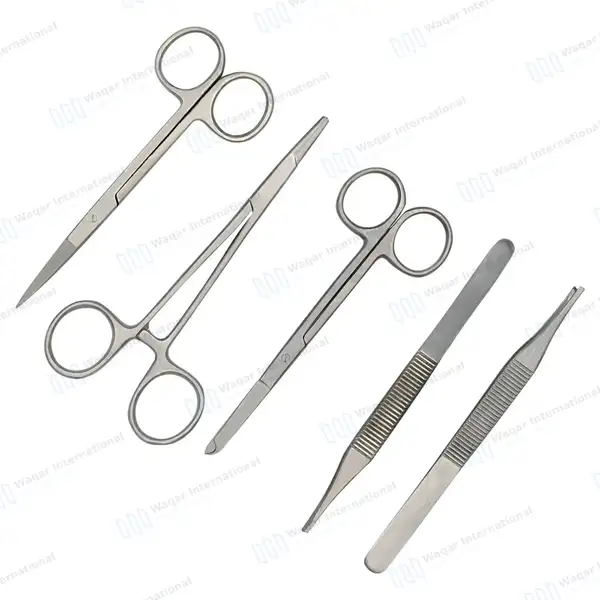 5 Pcs Suture Lacreamon Set - surgical instruments manufactured by Waqar International, Sialkot - view 2