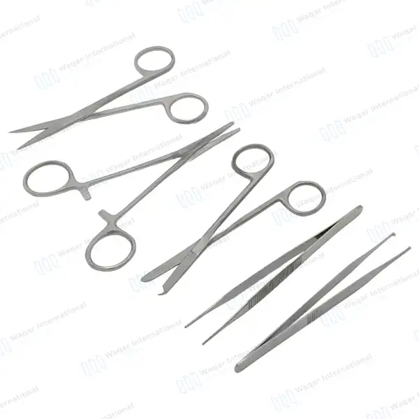 5 Pcs Suture Lacreamon Set - surgical instruments manufactured by Waqar International, Sialkot - view 3