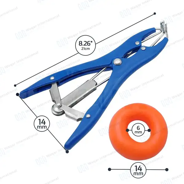 Castration Bander 8.26″ (21cm) with Rings - veterinary instruments manufactured by Waqar International, Sialkot - view 4