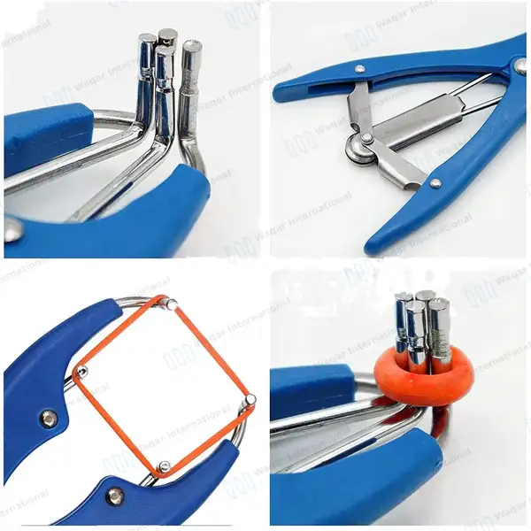 Castration Bander 8.26″ (21cm) with Rings - veterinary instruments manufactured by Waqar International, Sialkot - view 5