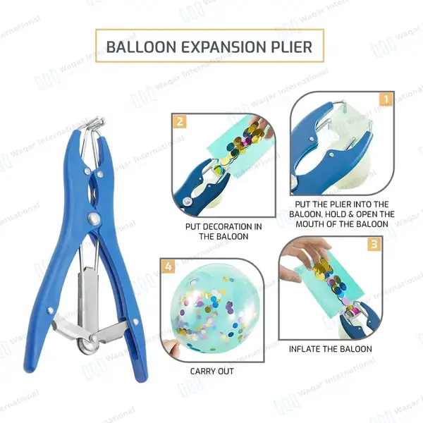 Balloon Expansion Plier 8.26″ DIY Home Party Decor Tool - surgical instruments manufactured by Waqar International, Sialkot - view 5
