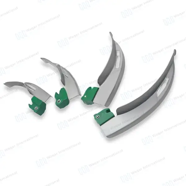 11 Pcs Fiber Optic Macintosh & Miller Disposable Laryngoscope Set - surgical instruments manufactured by Waqar International, Sialkot - view 2