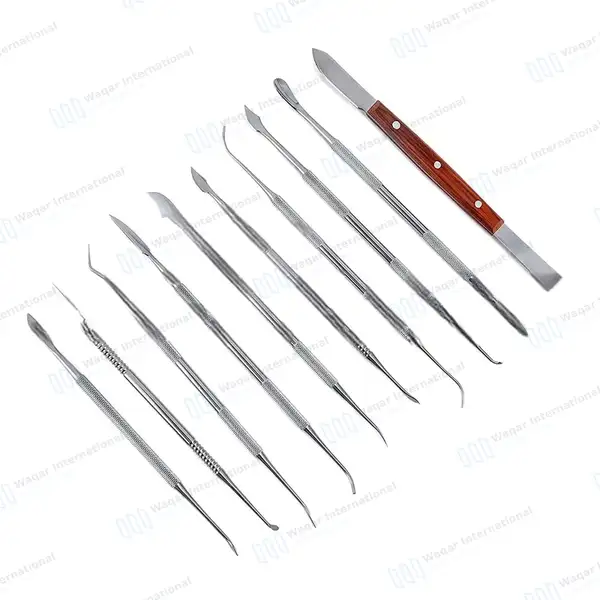 10 Pcs Wax Carving Spatula Modeling Kit - dental instruments manufactured by Waqar International, Sialkot - view 3