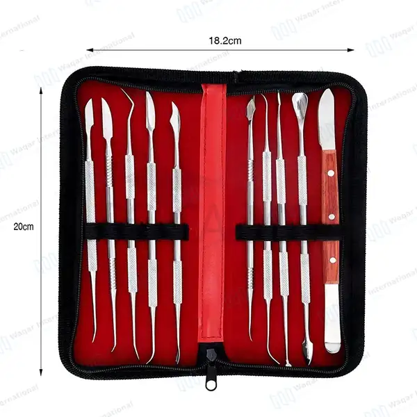 10 Pcs Wax Carving Spatula Modeling Kit - dental instruments manufactured by Waqar International, Sialkot - view 6