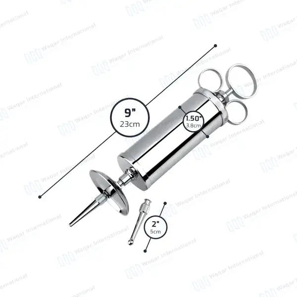 3 Pcs Ear Wax Cleaning Kit Ear Syringe 4 oz & Kidney Bowl 10″ - surgical instruments manufactured by Waqar International, Sialkot - view 3