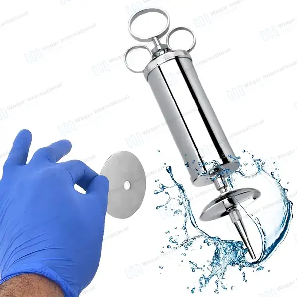 3 Pcs Ear Wax Cleaning Kit Ear Syringe 4 oz & Kidney Bowl 10″ - surgical instruments manufactured by Waqar International, Sialkot - view 7