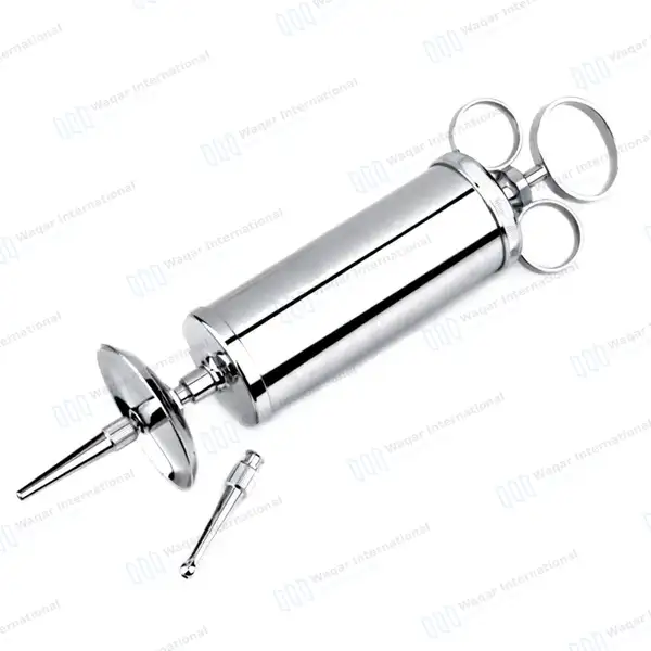 3 Pcs Ear Wax Cleaning Kit Ear Syringe 2 oz & Kidney Bowl 6″ - surgical instruments manufactured by Waqar International, Sialkot - view 2