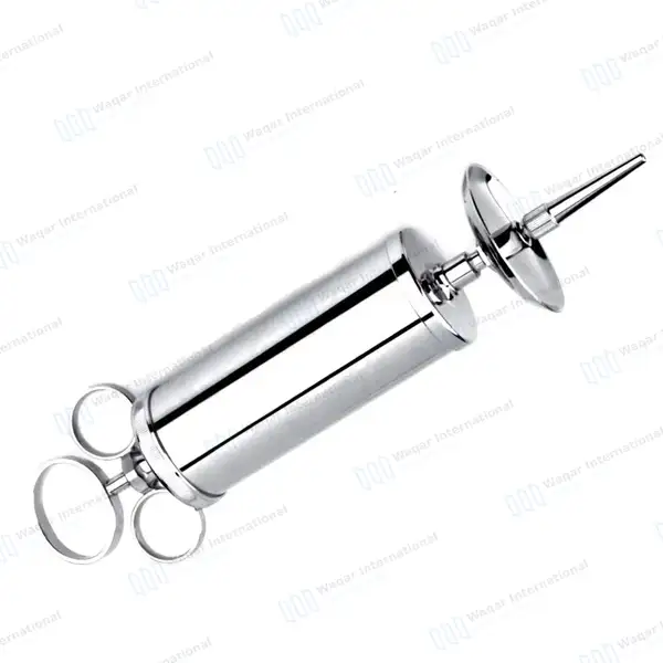 3 Pcs Ear Wax Cleaning Kit Ear Syringe 3 oz & Kidney Bowl 8″ - surgical instruments manufactured by Waqar International, Sialkot - view 2