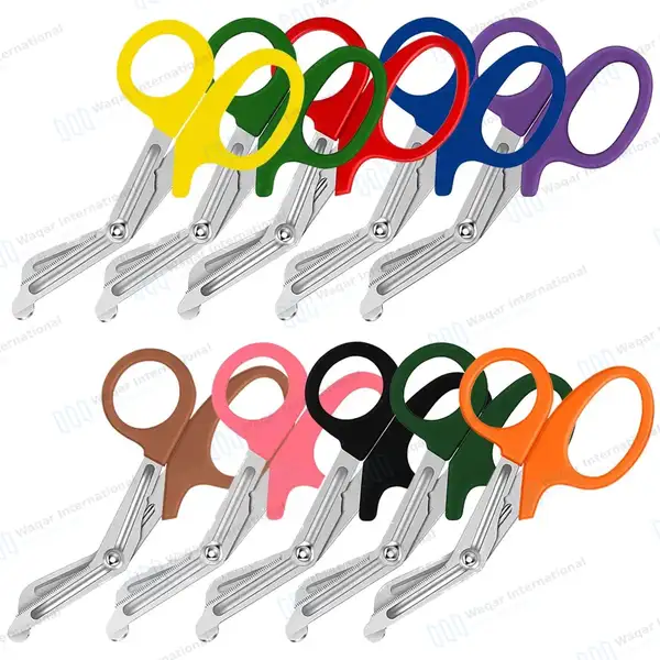 20 Pcs EMT Scissors 7.25″ with Penlights Set - surgical instruments manufactured by Waqar International, Sialkot - view 7
