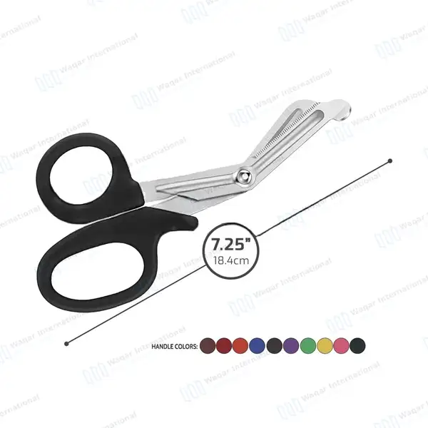 10 Pcs EMT Trauma Scissors 7.25″ Set - surgical instruments manufactured by Waqar International, Sialkot - view 3