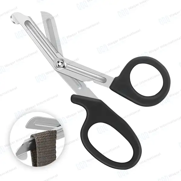11 Pcs Heavy Duty EMT Bandage Scissors & Trauma Shears Set 7.25″ - surgical instruments manufactured by Waqar International, Sialkot - view 3